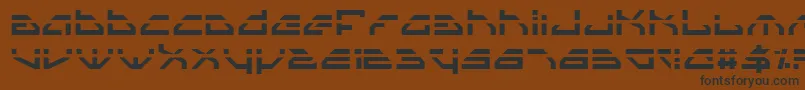 Шрифт Spyv3l – чёрные шрифты на коричневом фоне