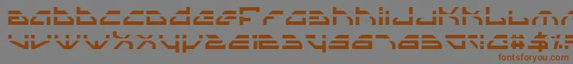 Spyv3l Font – Brown Fonts on Gray Background