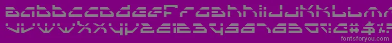 Spyv3l Font – Gray Fonts on Purple Background