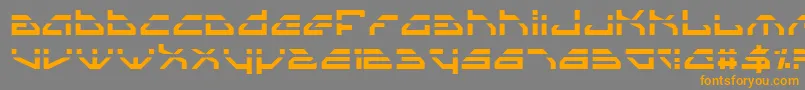 Spyv3l Font – Orange Fonts on Gray Background