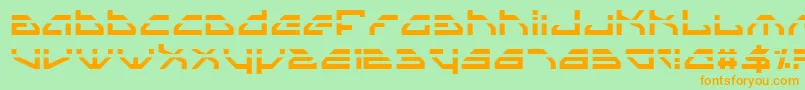 Spyv3l Font – Orange Fonts on Green Background