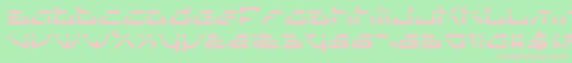 Spyv3l Font – Pink Fonts on Green Background
