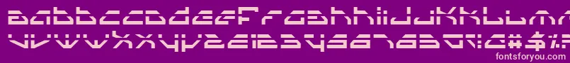 Spyv3l Font – Pink Fonts on Purple Background