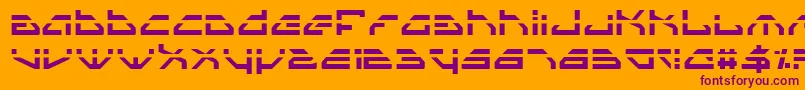 Weitere Informationen zur Spyv3l-Schriftart Spyv3l-Schriftart – Violette Schriften auf orangefarbenem Hintergrund