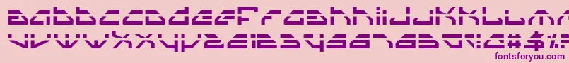 Spyv3l Font – Purple Fonts on Pink Background