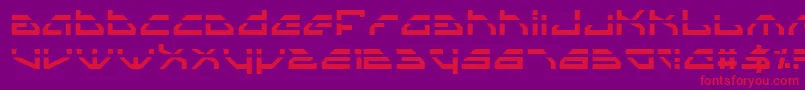 Spyv3l Font – Red Fonts on Purple Background
