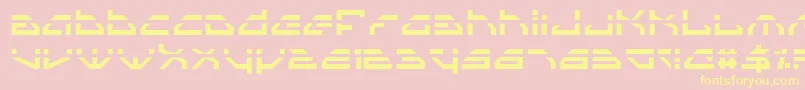 Spyv3l Font – Yellow Fonts on Pink Background