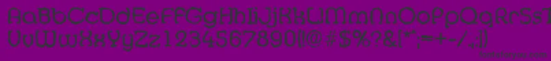 MexicorandomRegular Font – Black Fonts on Purple Background