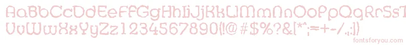 MexicorandomRegular Font – Pink Fonts on White Background