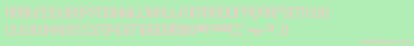 Dssupervixencyr Font – Pink Fonts on Green Background