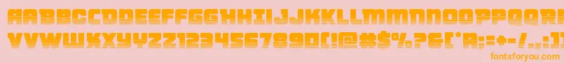Victorycomicstwotone Font – Orange Fonts on Pink Background
