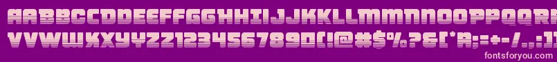 Victorycomicstwotone Font – Pink Fonts on Purple Background