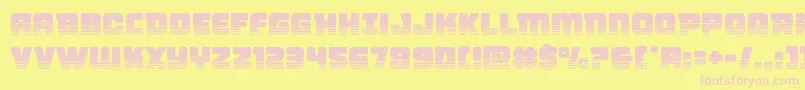 Victorycomicstwotone Font – Pink Fonts on Yellow Background