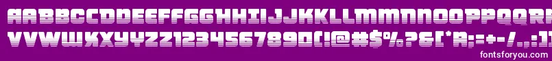 Victorycomicstwotone Font – White Fonts on Purple Background