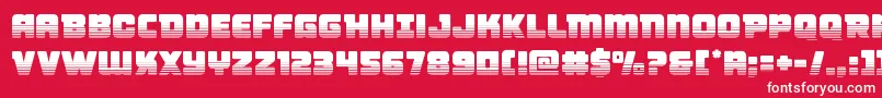 Victorycomicstwotone Font – White Fonts on Red Background