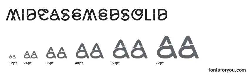 MidcaseMedsolid Font Sizes