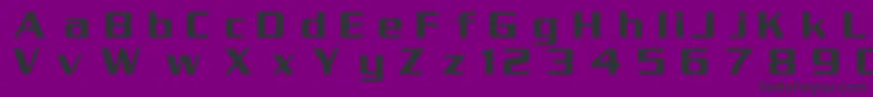 Serpentinc Font – Black Fonts on Purple Background