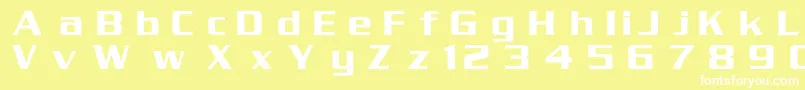 fuente Serpentinc – Fuentes Blancas Sobre Fondo Amarillo