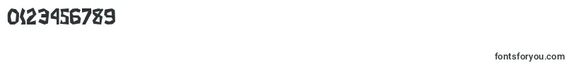 JiDuckabushCaps-Schriftart – Schriften für Zahlen und Nummern