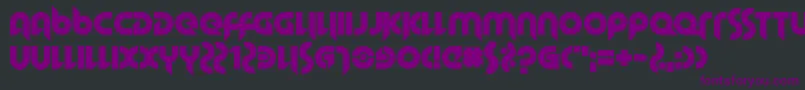 HallowedGrad Font – Purple Fonts on Black Background