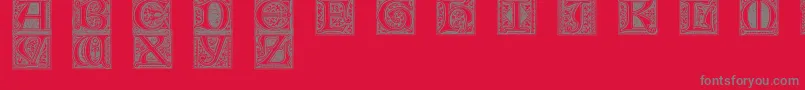More about Mevno1 Font Mevno1 Font – Gray Fonts on Red Background