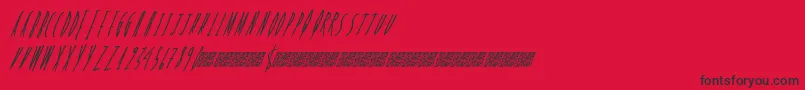 Подробнее о шрифте Freshcandy Шрифт Freshcandy – чёрные шрифты на красном фоне