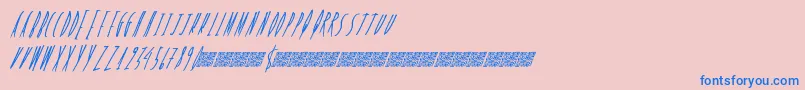 More about Freshcandy Font Freshcandy Font – Blue Fonts on Pink Background