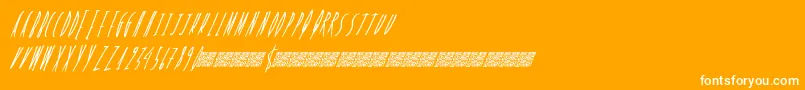 More about Freshcandy Font Freshcandy Font – White Fonts on Orange Background