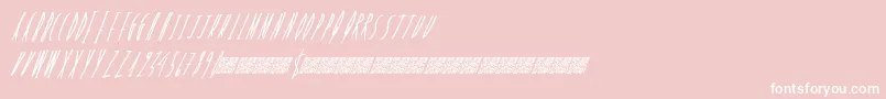 Saiba mais sobre a fonte Freshcandy Fonte Freshcandy – fontes brancas em um fundo rosa
