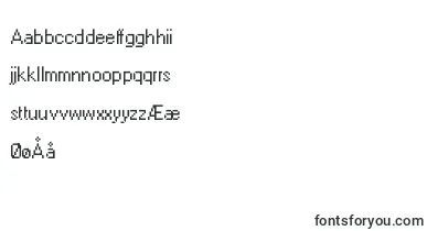 Leviwindows font – danish Fonts