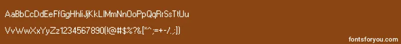More about Leviwindows Font Leviwindows Font – White Fonts on Brown Background