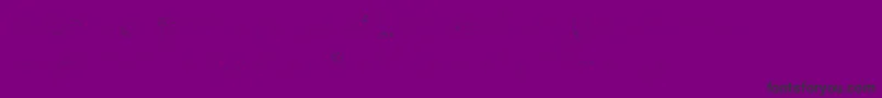 Fonte Pikia – fontes pretas em um fundo violeta