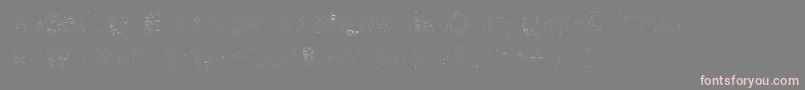 Pikia Font – Pink Fonts on Gray Background