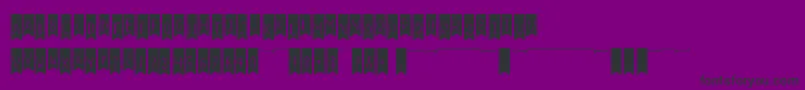 Kgalittleswag Font – Black Fonts on Purple Background