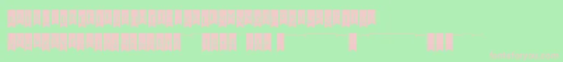 Kgalittleswag Font – Pink Fonts on Green Background
