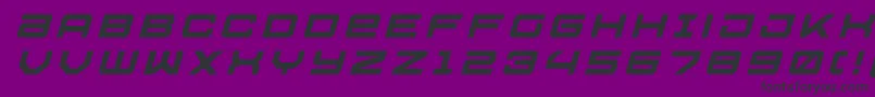 Ussdallastitleital Font – Black Fonts on Purple Background