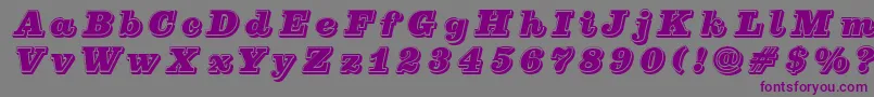 More about PfcenturaThreesingle Font PfcenturaThreesingle Font – Purple Fonts on Gray Background