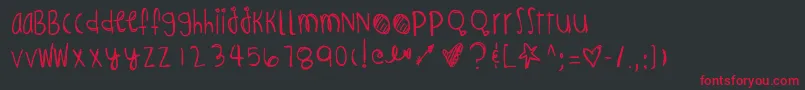 Infernosspicy Font – Red Fonts on Black Background