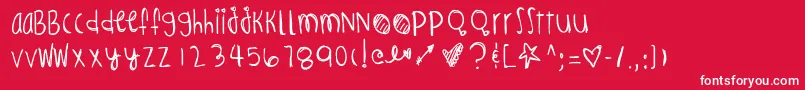 Infernosspicy Font – White Fonts on Red Background