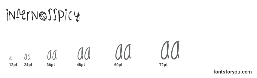 Infernosspicy Font Sizes
