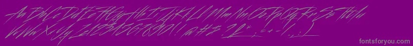 Police Beastfom – polices grises sur fond violet