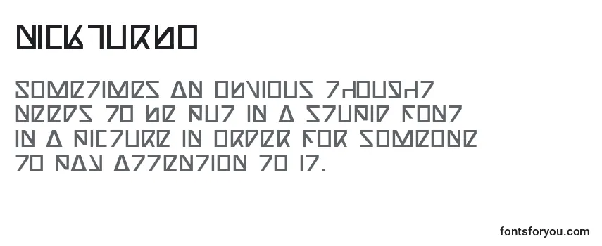 NickTurbo Font