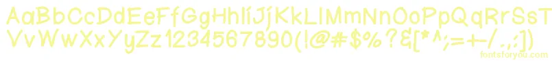 Ktnfingerwriting Font – Yellow Fonts