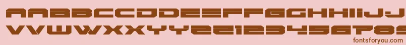 Eridanusexpand Font – Brown Fonts on Pink Background