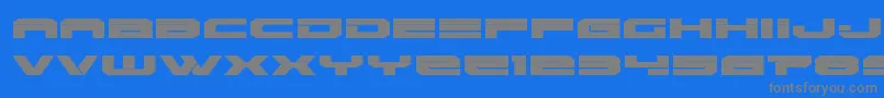 フォントEridanusexpand – 青い背景に灰色の文字
