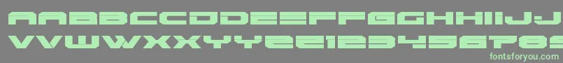 Eridanusexpand-Schriftart – Grüne Schriften auf grauem Hintergrund