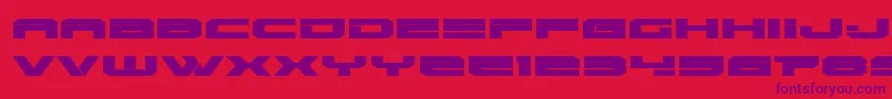 Eridanusexpand Font – Purple Fonts on Red Background