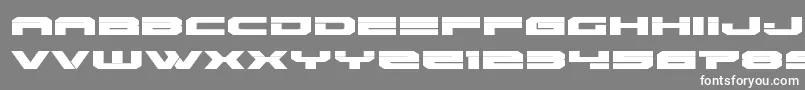 Eridanusexpand-Schriftart – Weiße Schriften auf grauem Hintergrund
