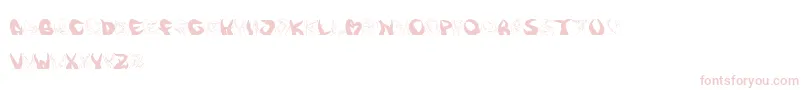 Tentakelfun Font – Pink Fonts on White Background