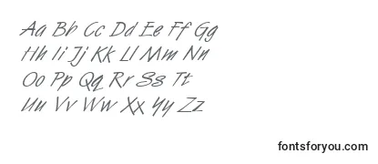 HandstrokeItalic Font